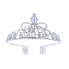Cross-border best-selling bride crowns, European and American wedding headwear, wedding gowns, dress accessories, grand birthday crowns and hair accessories wholesale Item Picture